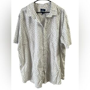 George white short sleeve button down shirt